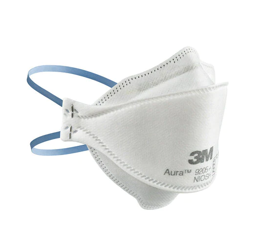 3M™ Aura™ Particulate Respirator 9205+, N95 Mask (5/10/20/25/50 Per Box)
