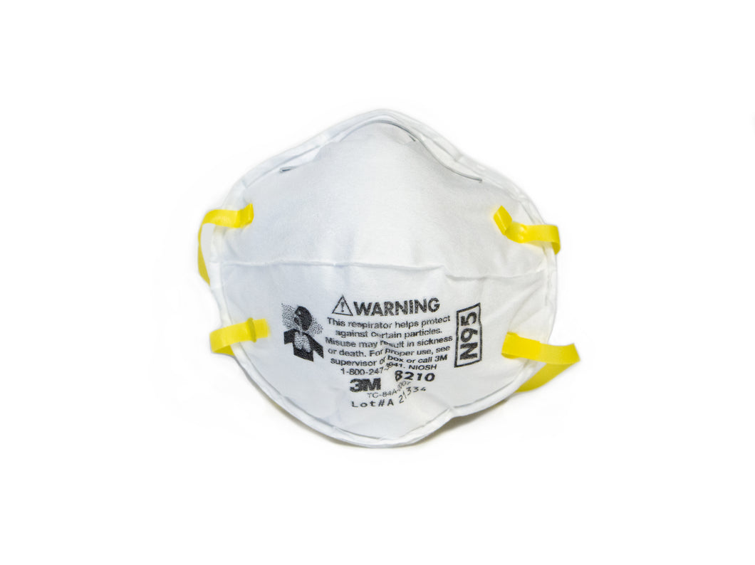 3M™ Particulate Respirator 8210 N95 Mask (20 & 40 Per Box)