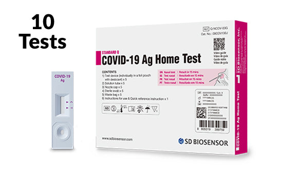 SD Biosensor STANDARD Q COVID-19 Ag Test (10 Tests)